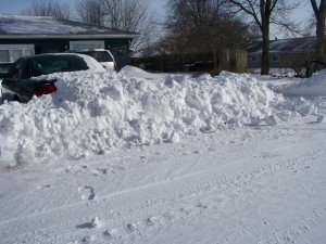 Why I Complain About Snow Since I do the Shoveling!